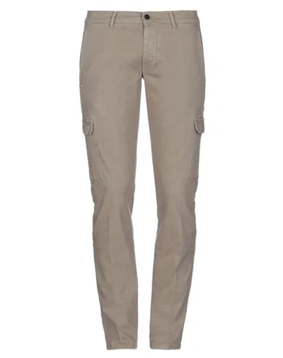 Shop Grey Daniele Alessandrini Man Pants Light Brown Size 28 Cotton, Elastane In Beige