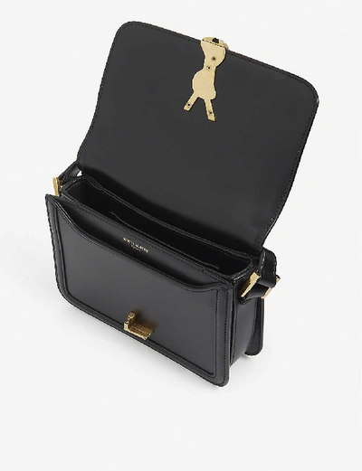 Shop Saint Laurent Women's Black Solferino Small Leather Satchel