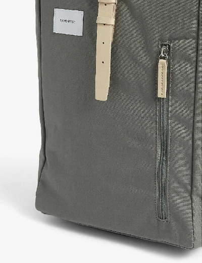 Shop Sandqvist Dante Organic-cotton Canvas Backpack