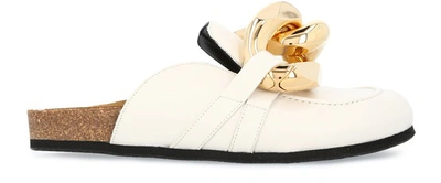 Shop Jw Anderson Chain Loafer In White