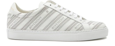 Shop Givenchy Urban Street Monogram Sneakers In Blanc