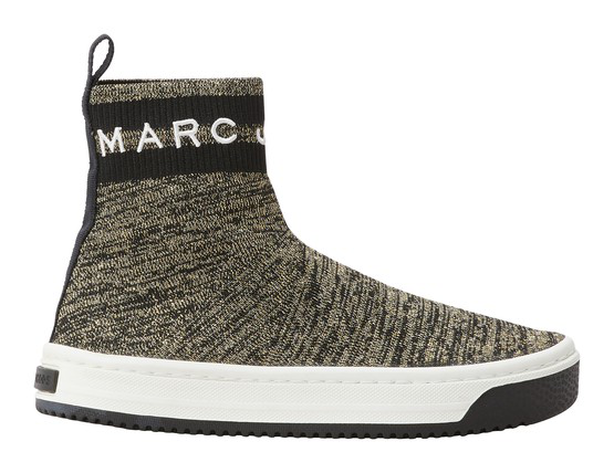 Marc Jacobs The Dart Sock Sneakers In Gold Multi | ModeSens