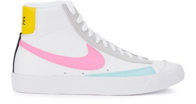 Shop Nike Sneakers Blazer Vintage In White Pink Glow Pure Platinum