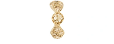 Shop Pascale Monvoisin Adele N°1 Single Earring In Yellow Gold Silver