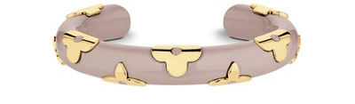 Shop Louis Vuitton Daily Monogram Bracelet In Taupe