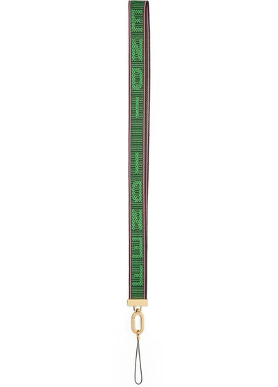 Shop Fendi Strap For Smartphone In Green