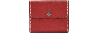 Shop Moreau Paris Wallet 2 Buttons In Garance