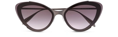 Shop Alexander Mcqueen Sunglasses In Black Black Grey