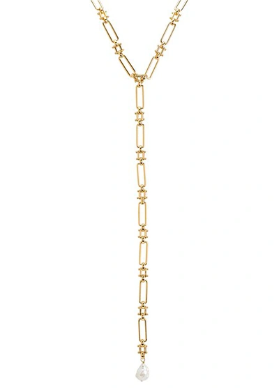 Shop Imai Baroque Gm Necklace In Gold