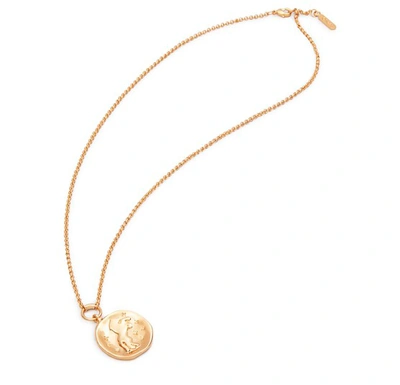 Shop Chloé Emoji Necklace In Gold