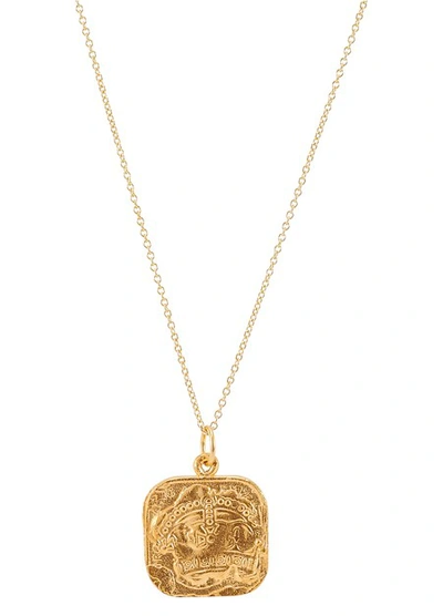 Shop Alighieri The Infernal Storm Necklace In Gold
