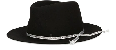 Shop Maison Michel Andre On The Go Hat In Black