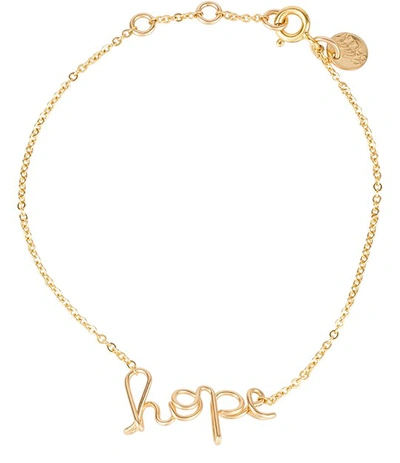 Shop Atelier Paulin Richelieu Hope Bracelet In Gold