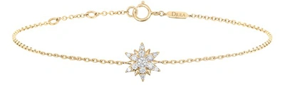 Shop Djula Sun Chain Bracelet In Or Jaune
