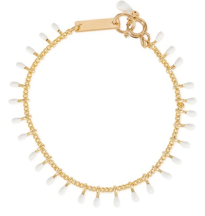 Shop Isabel Marant Bracelet In Ecru