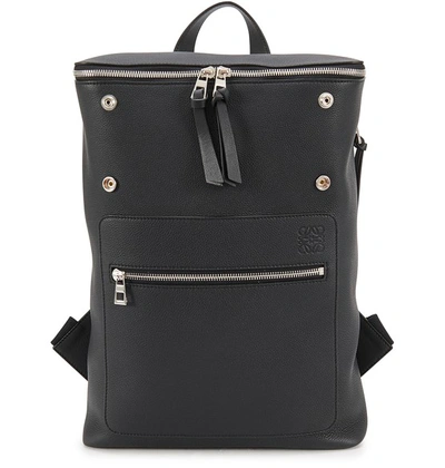 Shop Loewe Goya Slim Backpack In Black