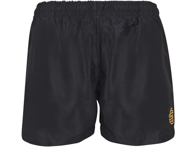 Shop Sss World Corp Swim Shorts In Black