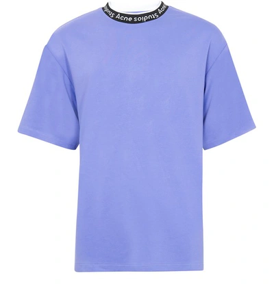 Shop Acne Studios Oversize T-shirt In Dusty Purple