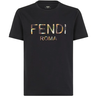 Shop Fendi T-shirt In Black