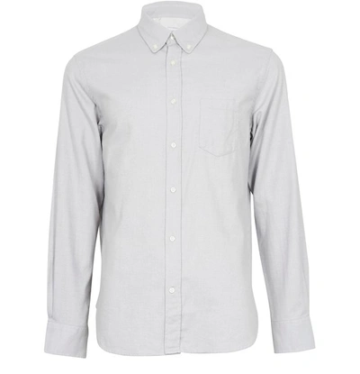 Shop Officine Generale Antime Shirt In Light Grey