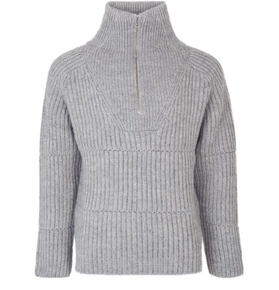 Shop Jacquemus Olive Knit In Grey