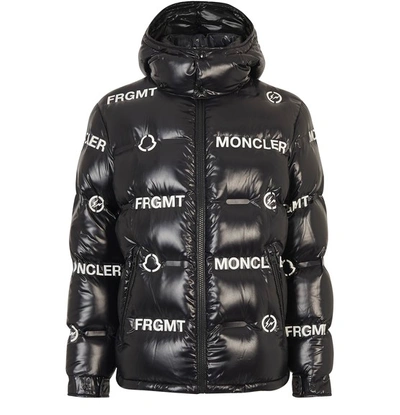 Moncler Genius Moncler X Fragment Hiroshi Fujawara Allover Print Down Jacket  In 999 Black | ModeSens