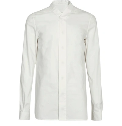 Shop Rick Owens Cotton Shirt In White