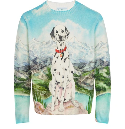 Casablanca Dalmatian A La Montagne Sweater In Multicolor | ModeSens