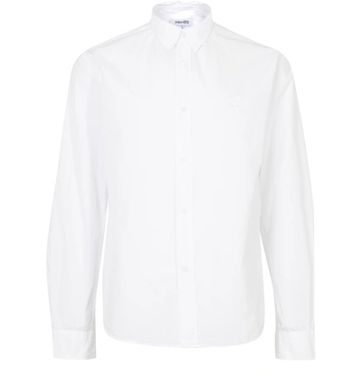 Shop Kenzo Tiger Shirt In Blanc