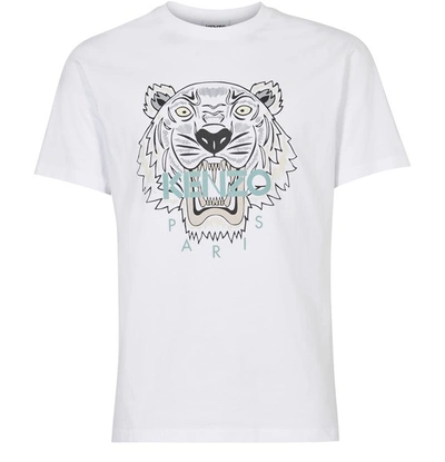Shop Kenzo Tiger T-shirt In Blanc