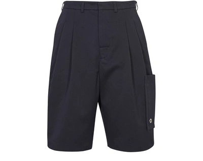 Shop Etudes Studio Miles Shorts In Indigo