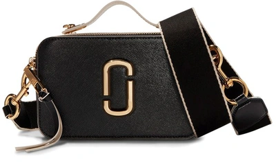 Shop Marc Jacobs The Large Snapshot Crossbody Bag In Black