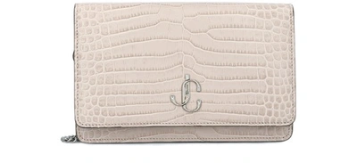 Shop Jimmy Choo Palace Shoulder Bag In Sand