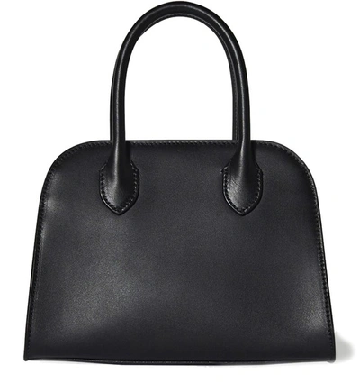 Shop The Row Margaux Leather Crossbody Bag In Black Pld