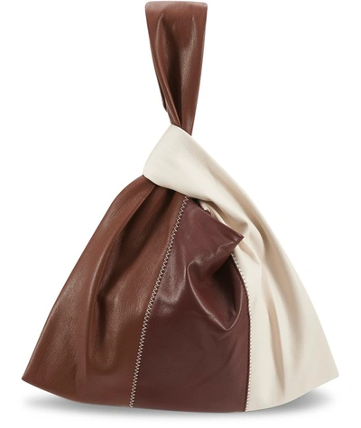 Shop Nanushka Jen Bag In Vegan Leather In Patchwork