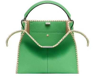 Shop Fendi Peekaboo X-lite Medium In Vert