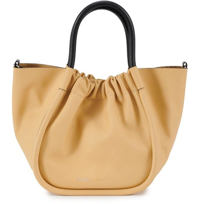 Shop Proenza Schouler Ruched Small Tote Bag In Sand