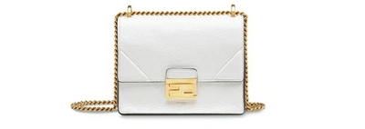 Shop Fendi Kan U Small In Blanc