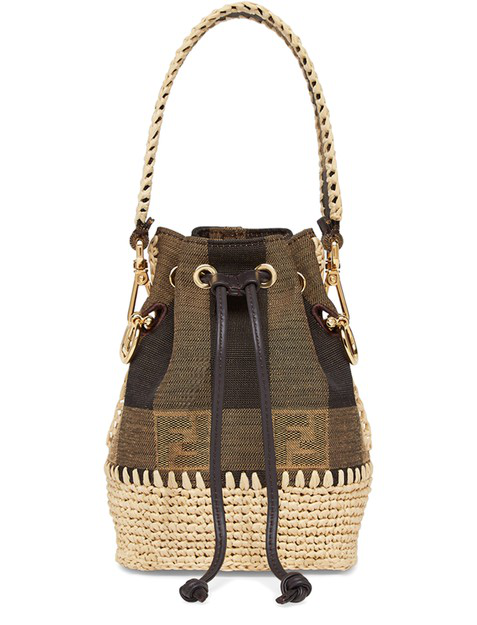 fendi mini mon tresor bucket bag