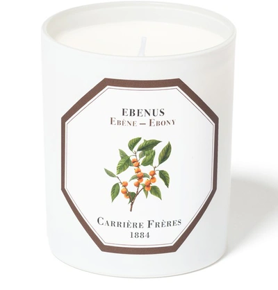 Shop Carriere Freres Scented Candle Ebony - Ebenus 185 G In White