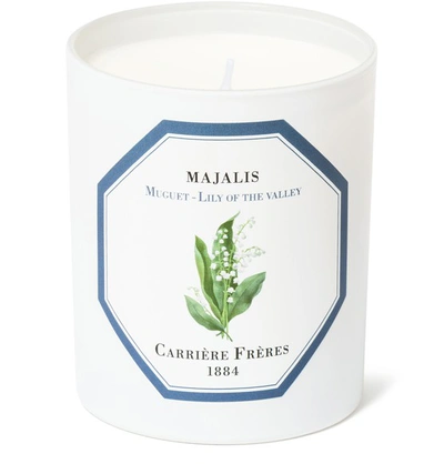 Shop Carriere Freres Scented Candle Lilly Of The Valley - Majalis 185 G In White