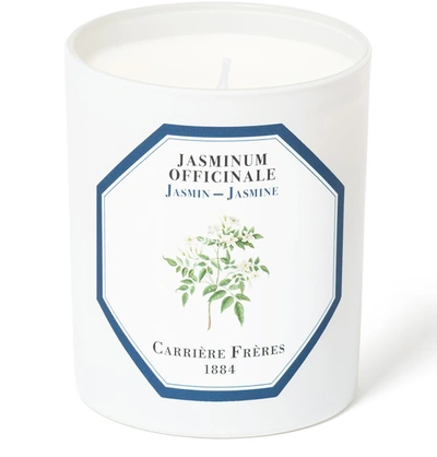Shop Carriere Freres Scented Candle Jasmine - Jasminum Officinale 185 G In White