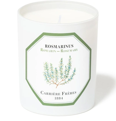 Shop Carriere Freres Scented Candle Rosemary - Rosmarinus 185 G In White