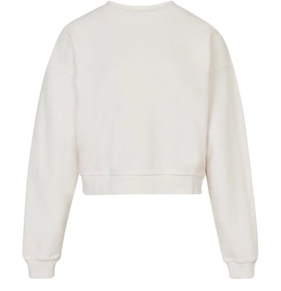 Shop Anine Bing Reed Sweatshirt In Ivory