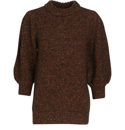 Shop Anine Bing Rosalind Sweater In Brown