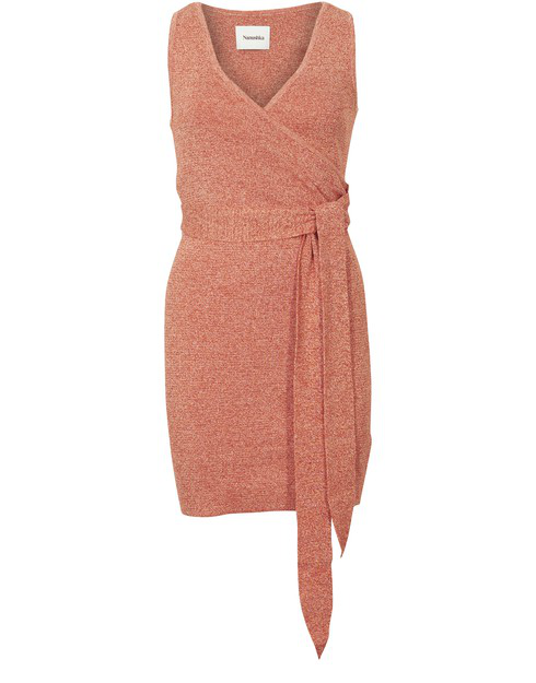 nanushka red dress
