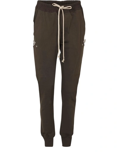 Shop Rick Owens Jogging Pants In Dark Dust Brown