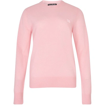 Shop Acne Studios Kalon Jumper In Blush Pink