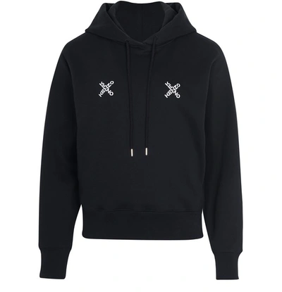 Shop Kenzo Sport Hoodie In Black