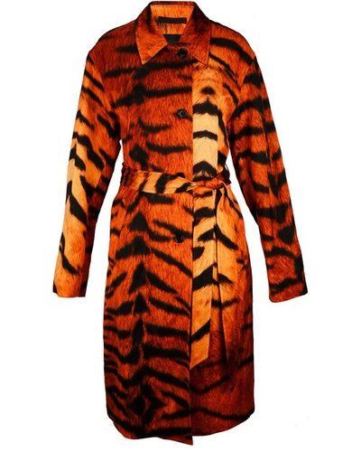 Shop Dries Van Noten Coat In Design A